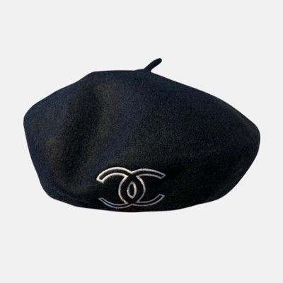 Chanel 2019 Ladies Wool Cap - 샤넬 2019 여성용 울 모자 CHAM0039, 블랙