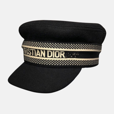 Dior 2019 Ladies Wool Cap - 디올 2019 여성용 울 모자 DIOM0007, 블랙