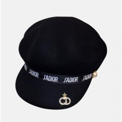 Dior 2019 Ladies Wool Cap - 디올 2019 여성용 울 모자 DIOM0016, 블랙