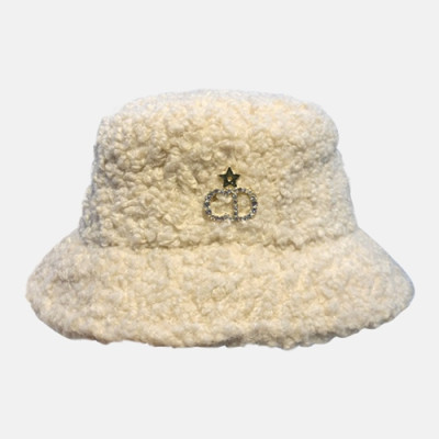 Dior 2019 Ladies Lambs Wool Cap - 디올 2019 여성용 램스울 모자 DIOM0017, 아이보리