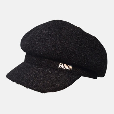 Dior 2019 Ladies Lambs Wool  Cap - 디올 2019 여성용 램스울 모자 DIOM0033, 블랙