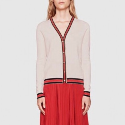 Gucci Womens Basic V-neck Wool Cardigan - 구찌 남성 베이직 브이넥 가디건 - guc1789x