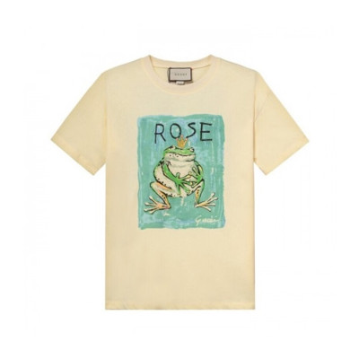 Gucci Unisex Ivory Tshirt - 구찌 남/녀 코튼 반팔 티셔츠 Guc1792x