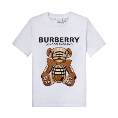 [매장판]Burberry 2019 Mm/Wm Logo Cotton Short Sleeved Tshirt - 버버리 2019 남자 로고 코튼 반팔티 Bur01623x.Size(s - l).화이트