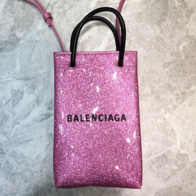 Balenciaga 2019 Super Mini Tote Shoulder Bag / Phone Bag,18CM - 발렌시아가 2019 여성용 슈퍼 미니 토트 숄더백 / 폰 백,BGB0506,18CM,핑크