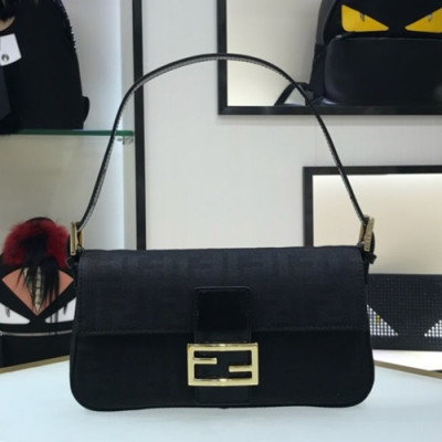 Fendi 2019 Tote Shoulder Bag,26CM - 펜디 2019 여성용 토트 숄더백 FENB0496,26CM,블랙