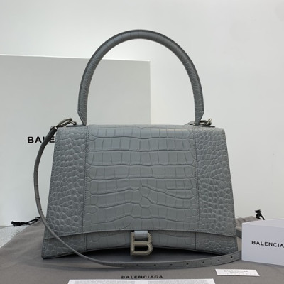 Balenciaga 2019 Leather Tote Shoulder Bag,36CM - 발렌시아가 2019 레더 토트 숄더백,BGB0515,36CM,그레이