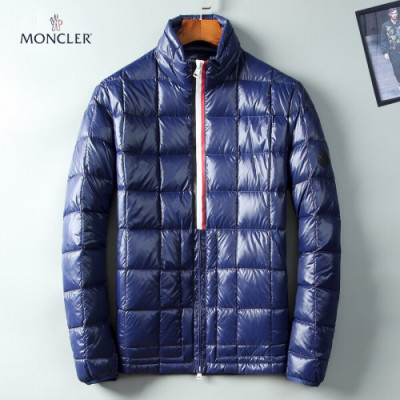 [몽클레어]Moncler 2019 Mens Patch Logo Modern Goose Down Padding - 몽클레어 2019 남성 패치 로고 모던 구스다운 패딩 Moc01279x.Size(m - 3xl).블루