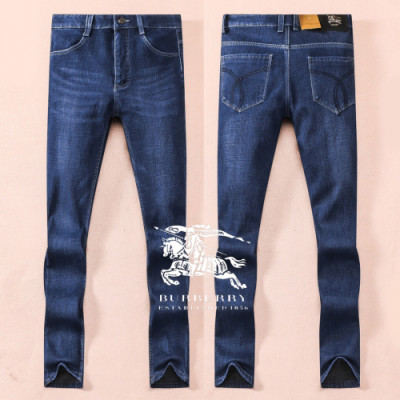 Burberry 2019 Mens Business Classic Denim  Pants - 버버리 2019 남성 비지니스 클래식 데님 기모 팬츠 Bur01772x.Size(29 - 40).블루