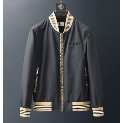 [버버리]Burberry 2019 Mens Casual Windproof Jacket - 버버리 2019 남성 캐쥬얼 방풍 자켓 Bur01779x.Size(m - 2xl).블랙