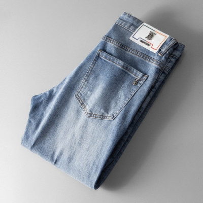 Burberry 2019 Mens Business Classic Denim Jeans - 버버리 2019 남성 비지니스 클래식 데님 청바지 Bur01785x.Size(29 - 40).블루