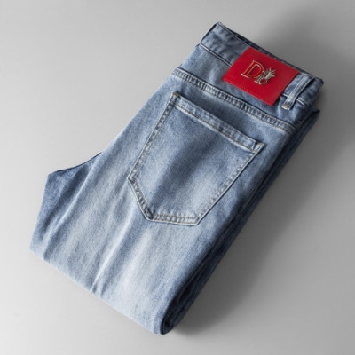 Dior 2019 Mens Logo Classic Denim Jeans - 디올 2019 남성 로고 클래식 데님 청바지 Dio0467x.Size(29 - 40).블루