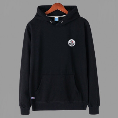 [몽클레어]Moncler 2019 Mens Logo Cotton HoodT - 몽클레어 2019 남성 로고 코튼 후드티 Moc01297x.Size(m - 3xl).블랙