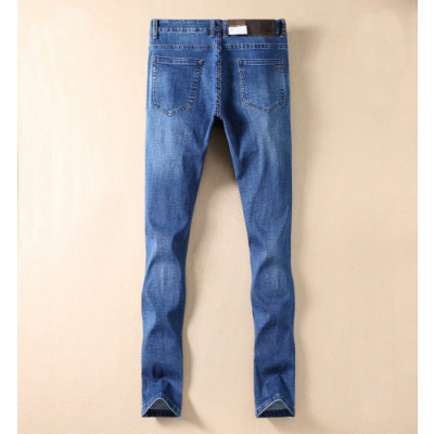 Ermenegildo Zegna 2019 Mens Casual Logo Denim Jeans - 에르메네질도 제냐 2019 남성 캐쥬얼 로고 데님 청바지 Zeg0129x.Size(29 - 40).블루