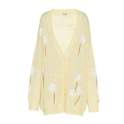 Miu miu Womens Trendy Mohair Cardigan - 미우미우 여성 트렌디 모헤어 가디건 Miu0173x