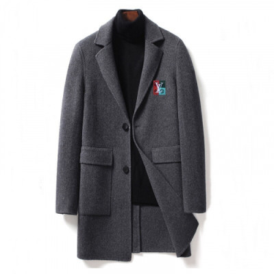 [루이비통]Louis vuitton 2020 Mens Logo Cashmere Coats - 루이비통 2020 남성 로고 캐시미어 코트 Lou01531x.Size(m - 3xl).그레이