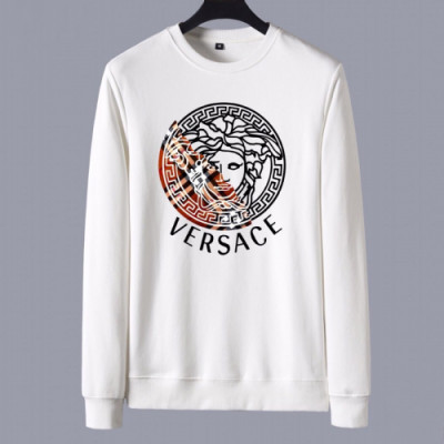 Versace 2020 Mens Medusa Crew-neck Silket Tshirts - 베르사체 2020 남성 메두사 크루넥 실켓 긴팔티 Ver0472x.Size(m - 4xl).2컬러(화이트/블루)