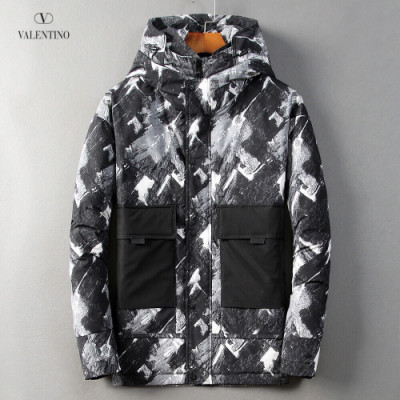 [발렌티노]Valentino 2020 Mens Logo Casual Goose Down Jackets - 발렌티노 2020 남성 로고 캐쥬얼 구스 다운 자켓 Val0301x,Size(m - 3xl).블랙