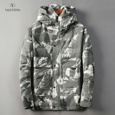 [발렌티노]Valentino 2020 Mens Logo Casual Goose Down Jackets - 발렌티노 2020 남성 로고 캐쥬얼 구스 다운 자켓 Val0302x,Size(m - 3xl).그레이