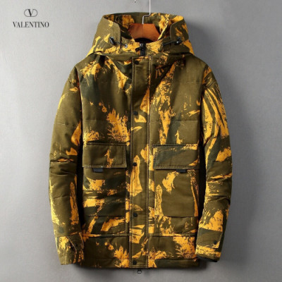 [발렌티노]Valentino 2020 Mens Logo Casual Goose Down Jackets - 발렌티노 2020 남성 로고 캐쥬얼 구스 다운 자켓 Val0303x,Size(m - 3xl).옐로우