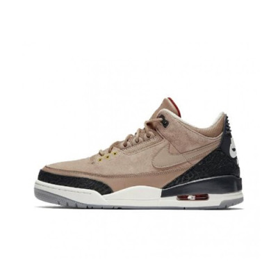 Air Jordan 3 x Nike 2019  Mens Running Shoes - 에어조던 3 x 나이키 2019 남성용 런닝슈즈 ,AIRJS0162, Size(255 - 280), 카키베이지