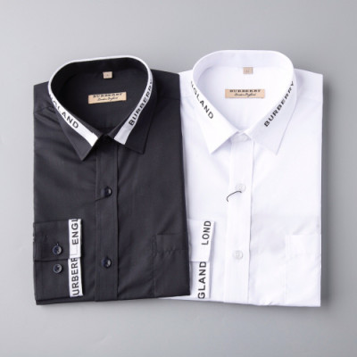 [버버리]Burberry 2020 Mens Classic Casual Cotton Tshirts - 버버리 2020 남성 클래식 캐쥬얼 코튼 셔츠 Bur01911x.Size(s - 3xl).블랙