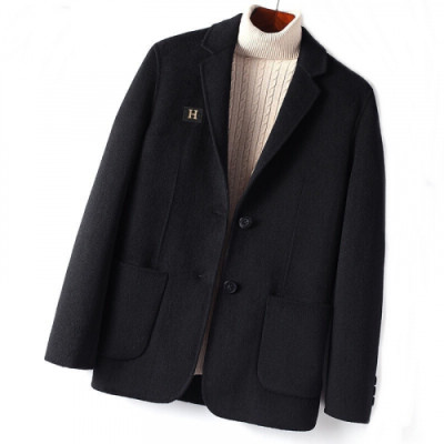 [매장판]Hermes 2020 Mens Business Cashmere Suit Jackets - 에르메스 2020 남성 비지니스 캐시미어 슈트 자켓 Her0355x.Size(m - 3xl).블랙