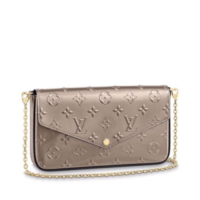 Louis Viutton 2019 Pochette Monogram Felice Chain Shouder Bag ,21cm - 루이비통 2019 포쉐트 모노그램 펠리시 체인 숄더백 M61276,LOUB1934 ,21cm,실버