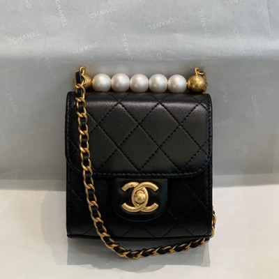 Chanel 2019 Chain Cross Bag,11CM - 샤넬 2019 체인 크로스백,CHAB1388,11CM,블랙