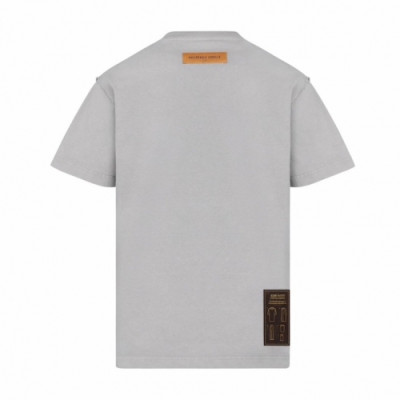 [루이비통]Louis vuitton 2020 Mm/Wm Crew-neck Cotton Short Sleeved Tshirts - 루이비통 2020 남자 크루넥 고튼 반팔티 Lou01557x.Size(s - xl).그레이