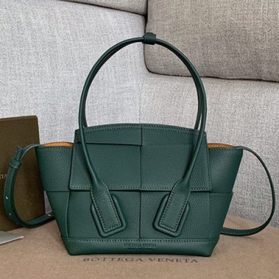 Bottega Veneta 2019 Arco Mini Tote Shoulder Bag,17.5cm - 보테가 베네타 2019 아르코 미니 토트 숄더백, 600606,BVB0520,17.5cm,그린