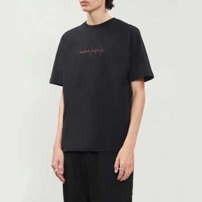 [요지야마모토]Y-3 2020 Mm/Wm Logo Basic Cotton Short Sleeved Tshirts - 요지야마모토 2020 남자 로고 베이직 코튼 반팔티 Y3/0054x.Size(s - xl).블랙