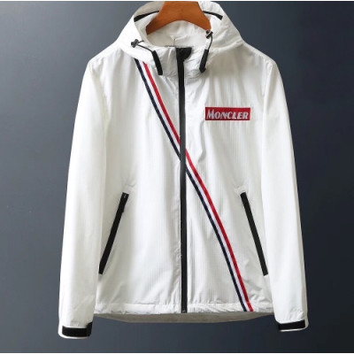 [몽클레어]Moncler 2020 Mens Patch Logo Casual Windproof Jackets - 몽클레어 2020 남성 패치 로고 캐쥬얼 방풍 자켓 Moc01354x.Size(m - 2xl).화이트