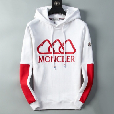 [몽클레어]Moncler 2020 Mens Logo Casual Cotton HoodT - 몽클레어 2020 남성 로고 캐쥬얼 코튼 후디 Moc01379x.Size(m - 3xl).화이트