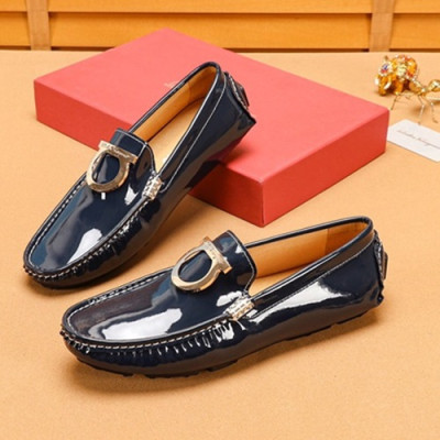 Ferragamo 2019 Mens Leather Loafer - 페라가모 2019 남성용 레더 로퍼 FGMS0124,Size(240 - 270).블루