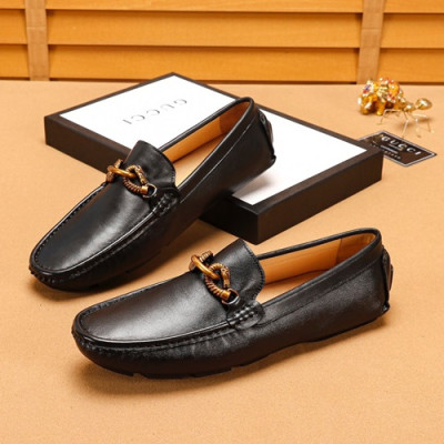 Gucci 2019 Mens Leather Loafer - 구찌 2019 남성용 레더 로퍼 GUCS0573,Size(240 - 270).블랙