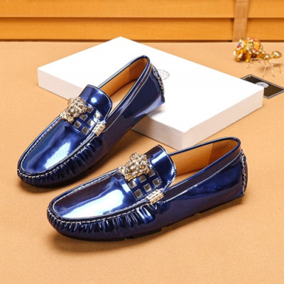 Versace  2019 Mens Leather Loafer - 베르사체 2019 남성용 레더 로퍼 VERS0273,Size(240 - 270).블루