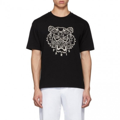 [겐조]Kenzo 2019 Mm/Wm Tiger Cotton Short Sleeved Tshirts - 겐조 2019 남자 타이거 캐쥬얼 코튼  반팔티 Ken0072x.Size(s - 2xl).블랙