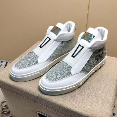 Philipp plein 2019 Mens Leather Sneakers  - 필립플레인 2019 남성용 레더 스니커즈 PPS0161,Size(240 - 270).화이트