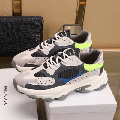 Balenciaga 2019 Mm / Wm Leather Sneakers - 발렌시아가 2019 남여공용 레더 스니커즈 BALS0120,Size(225 - 270),화이트