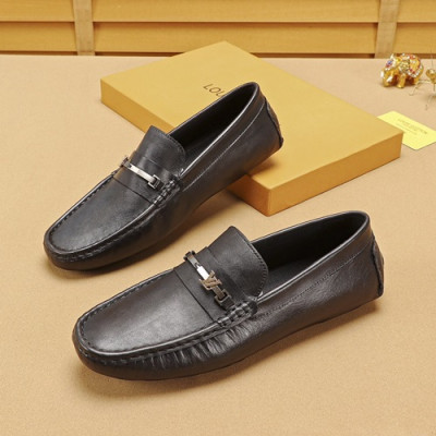 Louis vuitton 2019 Mens Leather Loafer  - 루이비통 2019 남성용 레더 로퍼 LOUS0490,Size(240 - 270).블랙