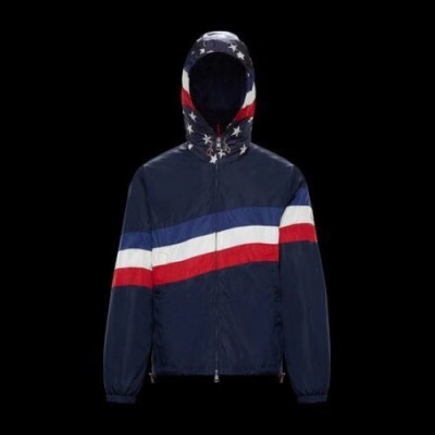 [몽클레어]Moncler 2020 Mens Logo Casual Windproof Jackets - 몽클레어 2020 남성 로고 캐쥬얼 방풍 자켓 Moc01392x.Size(s - 2xl).블루