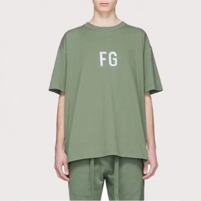 [피어오브갓]Fear of god 2020 Mm/Wm Oversize Minimal Cotton Short Sleeved Tshirts - 피어오브갓 2020 남자 미니멀 오버사이즈 코튼 반팔티 Fea0085x.Size(s - xl).3컬러(그린/화이트/그레이)