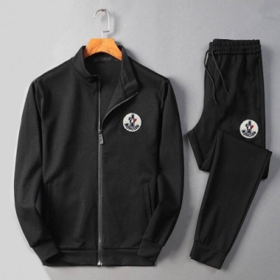 [몽클레어]Moncler 2020 Mens Patch Logo Training Clothes&Pants - 몽클레어 2020 남성 패치 로고 트레이닝복&팬츠 Moc01399x.Size(m - 3xl).블랙