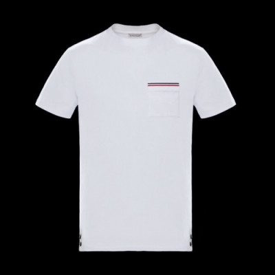 [매장판]Moncler 2020 Mens Logo Cotton Short Sleeved Tshirts - 몽클레어 2020 남성 로고 코튼 반팔티 Moc01408x.Size(m - 3xl).화이트