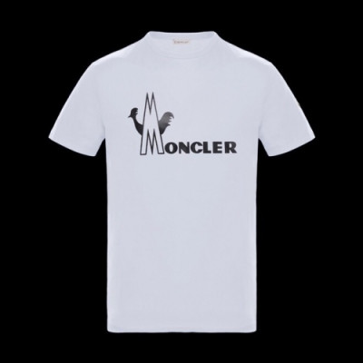 [매장판]Moncler 2020 Mens Logo Cotton Short Sleeved Tshirts - 몽클레어 2020 남성 로고 코튼 반팔티 Moc01410x.Size(m - 3xl).화이트