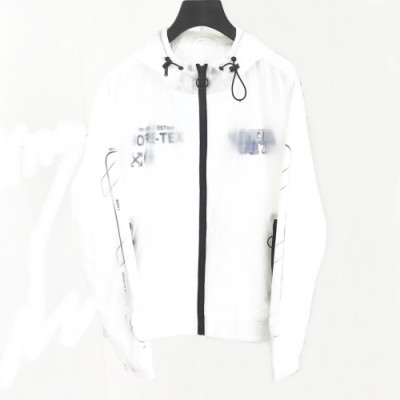 [오프화이트]Off-white 2020 Mens Logo Casual Windproof Jackets - 오프화이트 2020 남성 로고 캐쥬얼 방풍 자켓 Off0342x.Size(m - 3xl).화이트