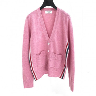 [톰브라운]Thom Browne 2020 Mm/Wm Strap V-neck Wool Cardigan - 톰브라운 2020 남자 스트랩 브이넥 울 가디건 Thom0493x.Size(s - xl).핑크