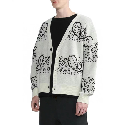 [아미리]Amiri 2023 Mm/Wm Casual V-neck Wool Cardigan - 아미리 2023 남자 캐쥬얼 브이넥 울 가디건 Ami0078x.Size(s - l).화이트