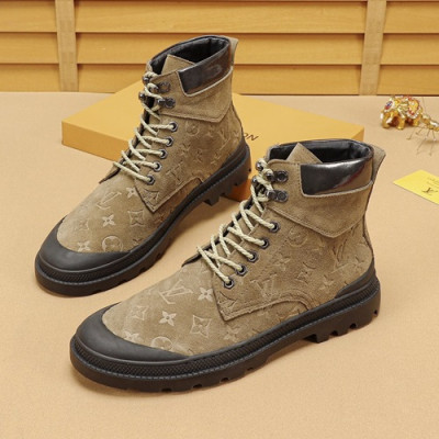 Louis Vuitton 2019 Mens Leather Sneakers - 루이비통 2019 남성용 레더 스니커즈 LOUS0495,Size(240 - 270).카키